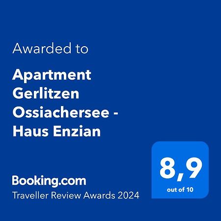 Apartment Gerlitzen Ossiachersee - Haus Enzian トレフェン エクステリア 写真